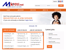 Tablet Screenshot of mjobs.net